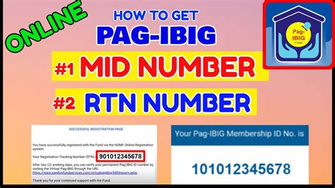 pagibig rtn|pag ibig tracking number.